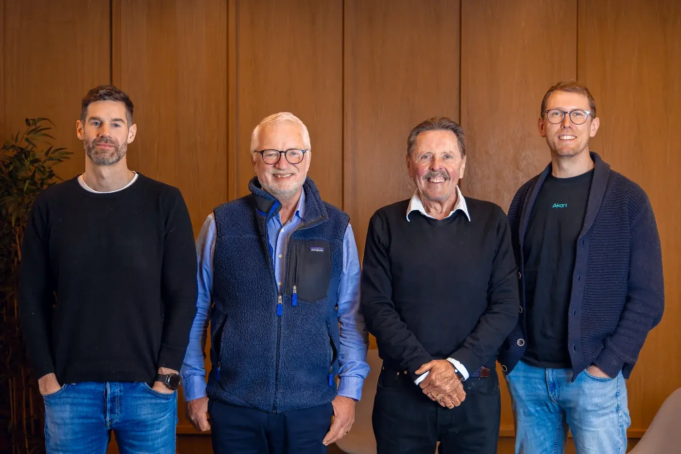 Torstein, Odd Jørgen, Thor og Simen – grunnleggerne bak Erfaringskraft